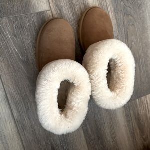 Ugg mini fluff boots